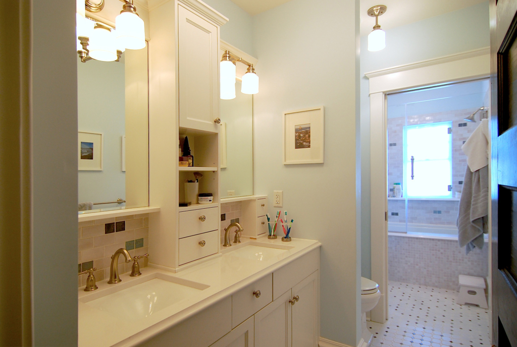 tiled bathroom